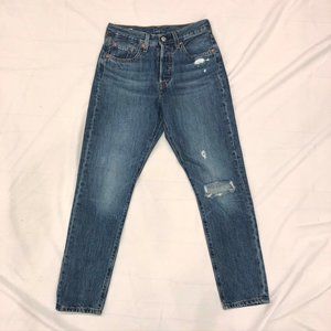 Levi's 501 skinny medium wash